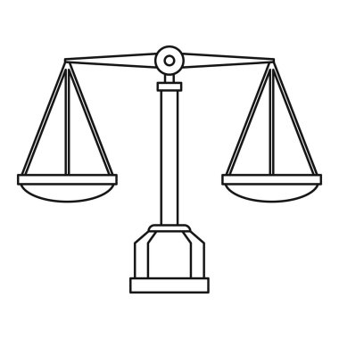 Ölçek simgesi, anahat stili