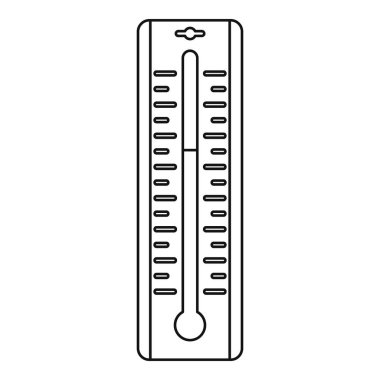 Termometre simgesi, anahat stili