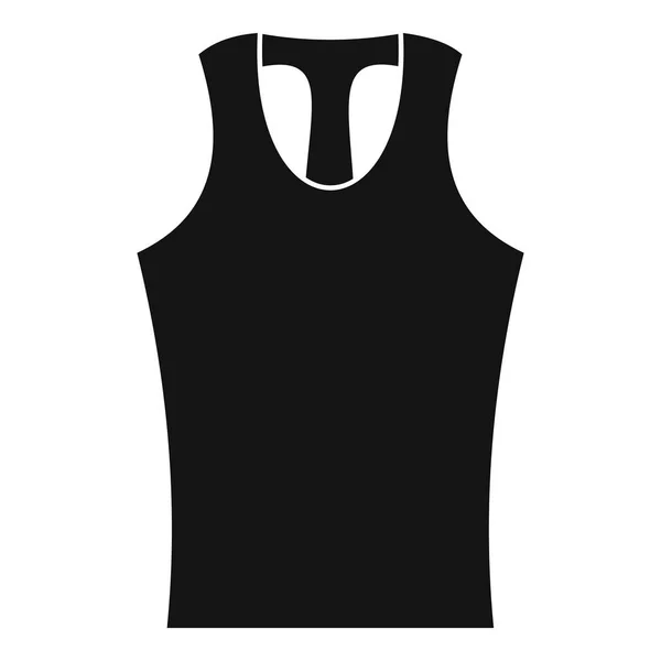 Icono de camisa sin mangas, estilo simple — Vector de stock