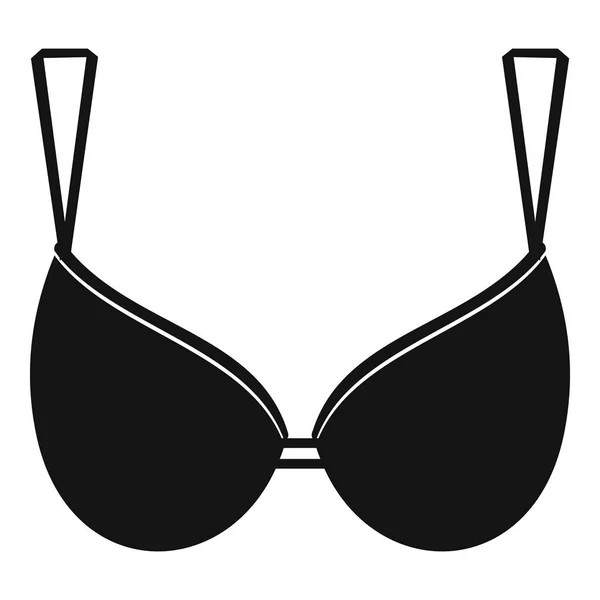 Sutiã ícone de lingerie, estilo simples — Vetor de Stock