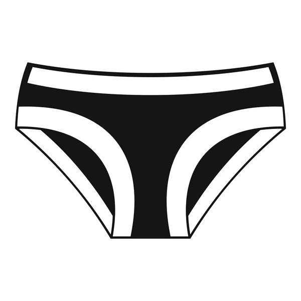 Icona intimo femminile, stile semplice — Vettoriale Stock