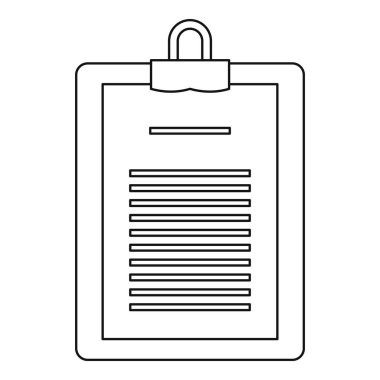 Tıbbi rapor simgesi, özet biçimi