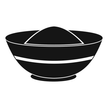 Hint baharatlı simgesi, basit tarzı