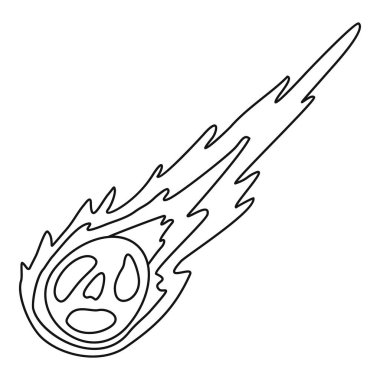 Göktaşı simgesi, anahat stili