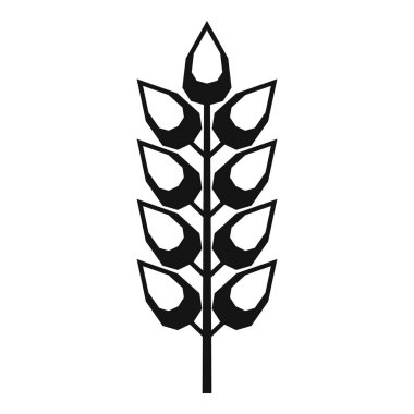 Uzun spica simgesi, basit tarzı