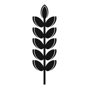 Büyük tahıl spike simgesi, basit tarzı