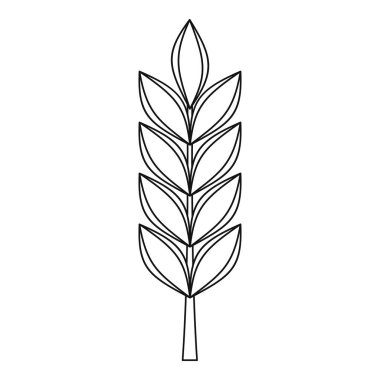 Buğday Başak simgesi, anahat stili