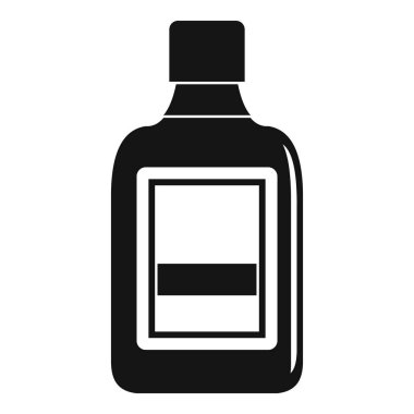 Plastik şişe simgesi, basit tarzı