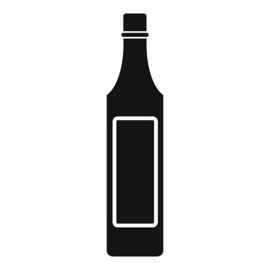 Sirke şişe simgesi, basit tarzı