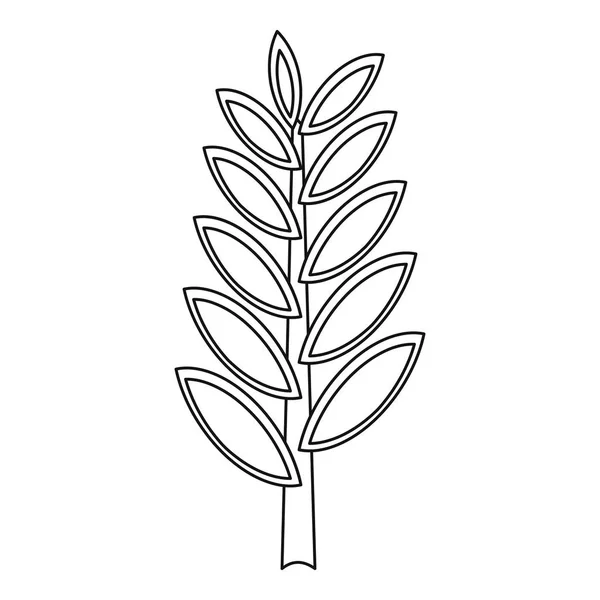 Icono de Spica, estilo de esquema — Vector de stock