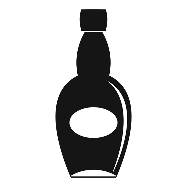 Big bottle icon, simple style — Stock Vector