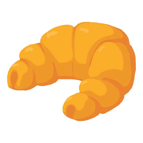 Croissant icon, cartoon style — Stock Vector