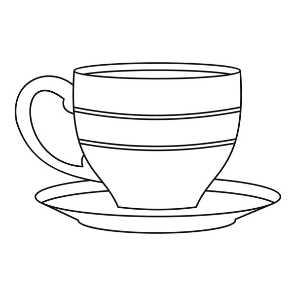 Cup-Symbol, Outline-Stil — Stockvektor