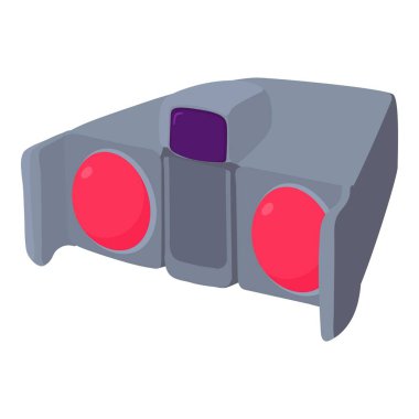 Dürbün simgesi, çizgi film biçimi