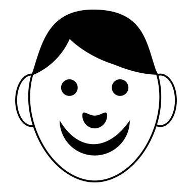 Çocuk simgesi, basit tarzı