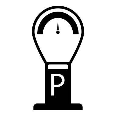 Park saat simgesini, basit tarzı