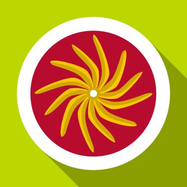 Vantilatör simgesi, düz stil