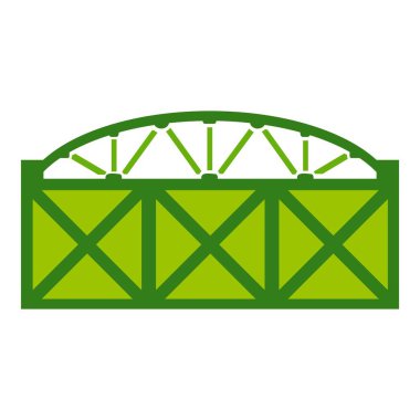 Ev çit simgesi, karikatür tarzı