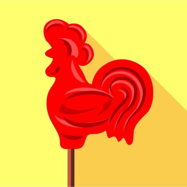 Lolipop simgesi, düz stil