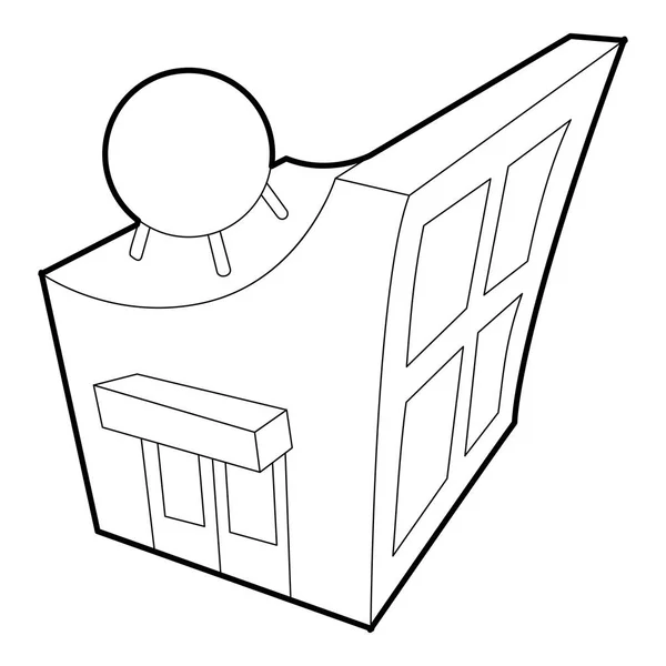 Observatoriet ikon, dispositionsformat — Stock vektor