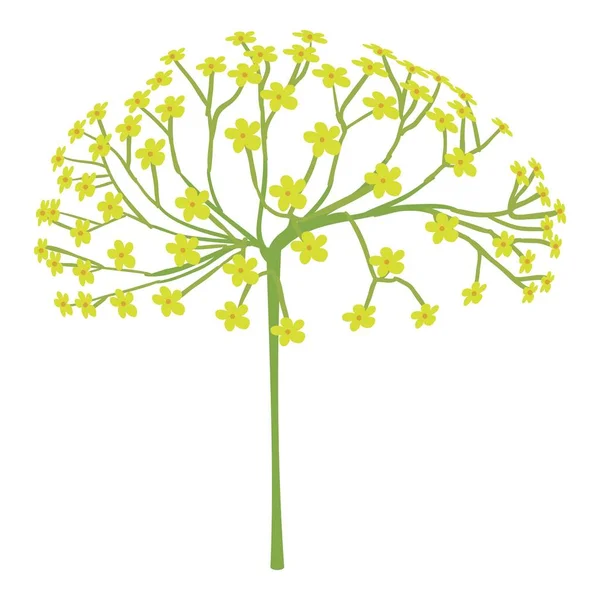 Icono de una flor, estilo de dibujos animados — Vector de stock