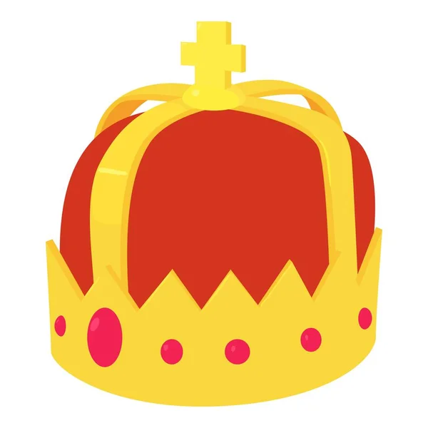 Crown icon , cartoon style — Stock Vector