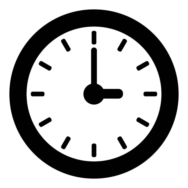 Icono del reloj, estilo simple — Vector de stock