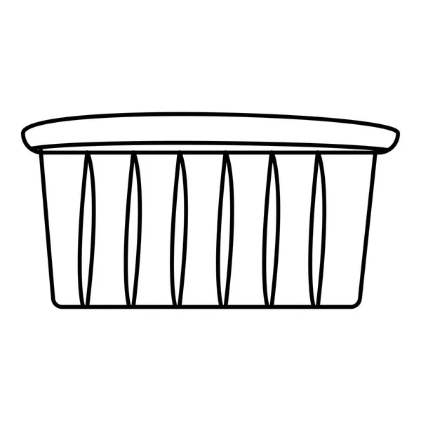 Ícone de muffin, estilo esboço —  Vetores de Stock