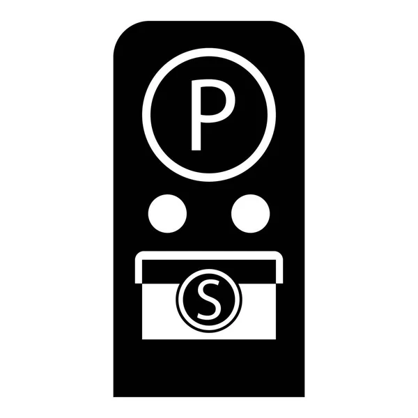 Icono del parquímetro, estilo simple — Vector de stock