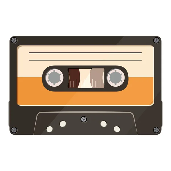 Cassettepictogram, cartoon stijl — Stockvector