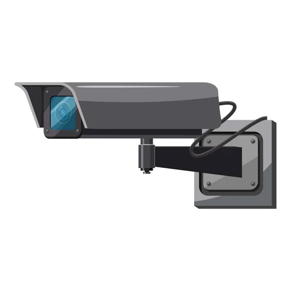 Icono de cámara de seguridad, estilo de dibujos animados — Vector de stock