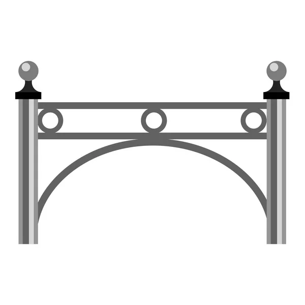 Beautiful fence icon, cartoon style — Stock Vector