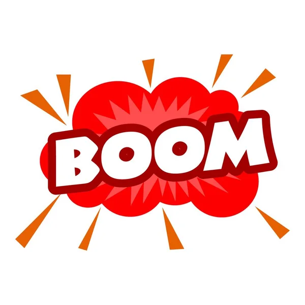 Boom-ikonen, pop art stil — Stock vektor