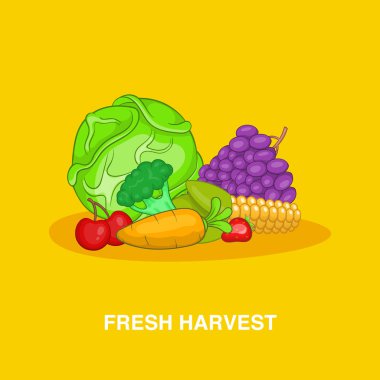 Taze hasat kavramı, karikatür tarzı