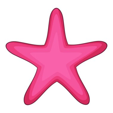 Denizyıldızı simgesi, çizgi film tarzı