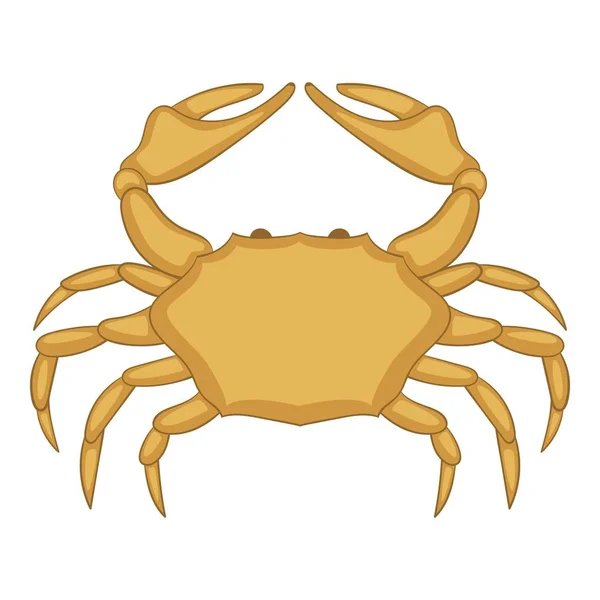 Krab pictogram, cartoon stijl — Stockvector