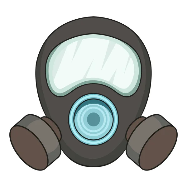 Ícone de máscara de gás, estilo cartoon — Vetor de Stock