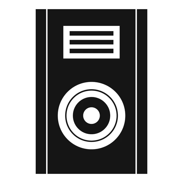 Music speaker icon, simple style