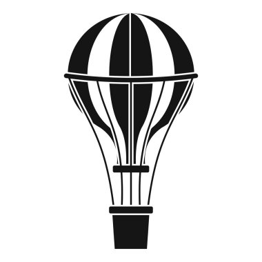 Hava Balon yolculuk simgenin, basit tarzı