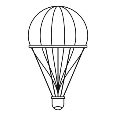 Aerostat simgesi, anahat stili