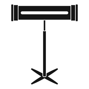 Elektrikli ısıtıcı simgesi, basit tarzı