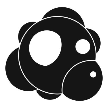 Atom simgesi, basit tarzı