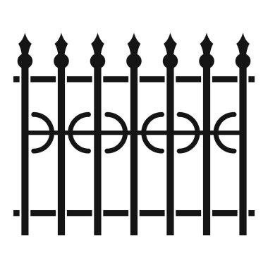 Park çit simgesi, basit tarzı