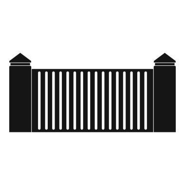 Taş çit simgesi, basit tarzı