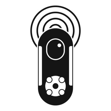 Oyun oyun çubuğu simgesi, basit tarzı