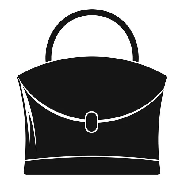 Kleine Frau Tasche Symbol, einfacher Stil — Stockvektor