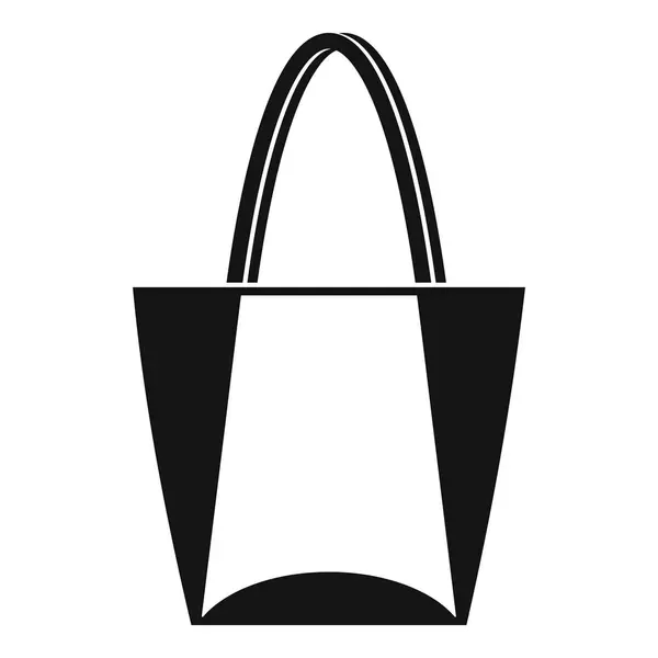 Μεγάλη τσάντα εικονίδιο, απλό στυλ — Διανυσματικό Αρχείο