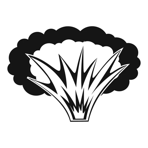 Atomical 爆発アイコン、シンプルなスタイル — ストックベクタ