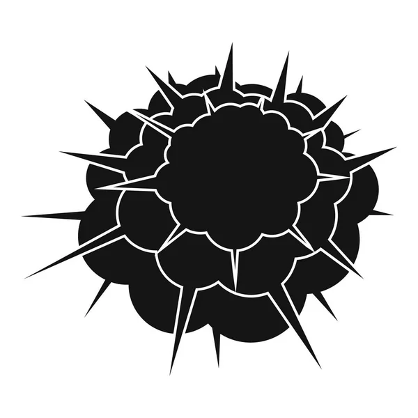 Icono de explosión atómica, estilo simple — Archivo Imágenes Vectoriales