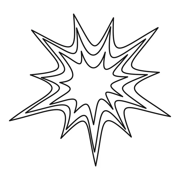 Icône Spica, style contour — Image vectorielle